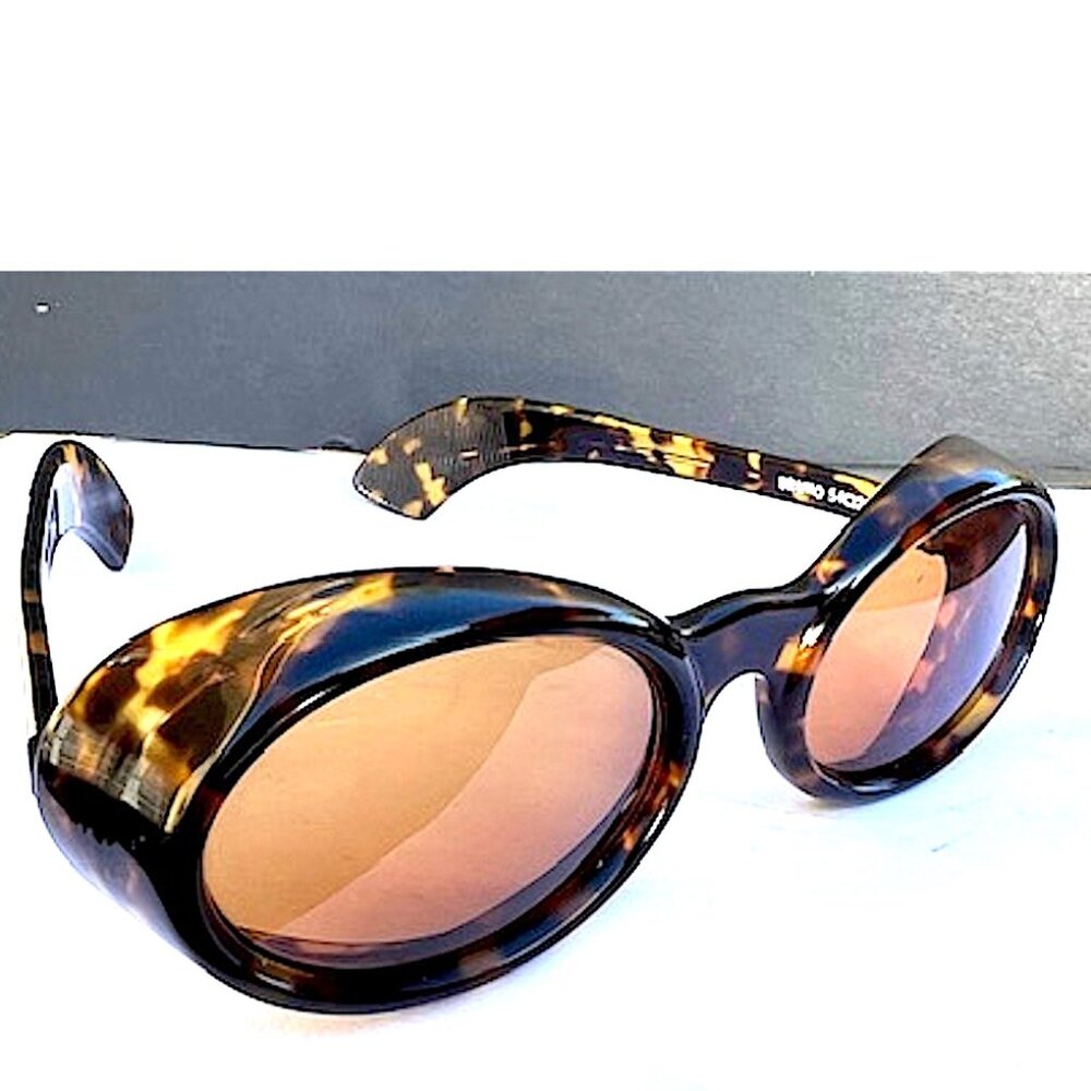 Vintage MORGENTHAL FREDERICS Eyeglass Frame Tort Shell Pattern "BRUNO" Like  New